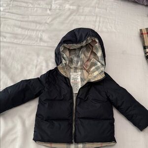 Burberry Kids Black Puffer Jacket